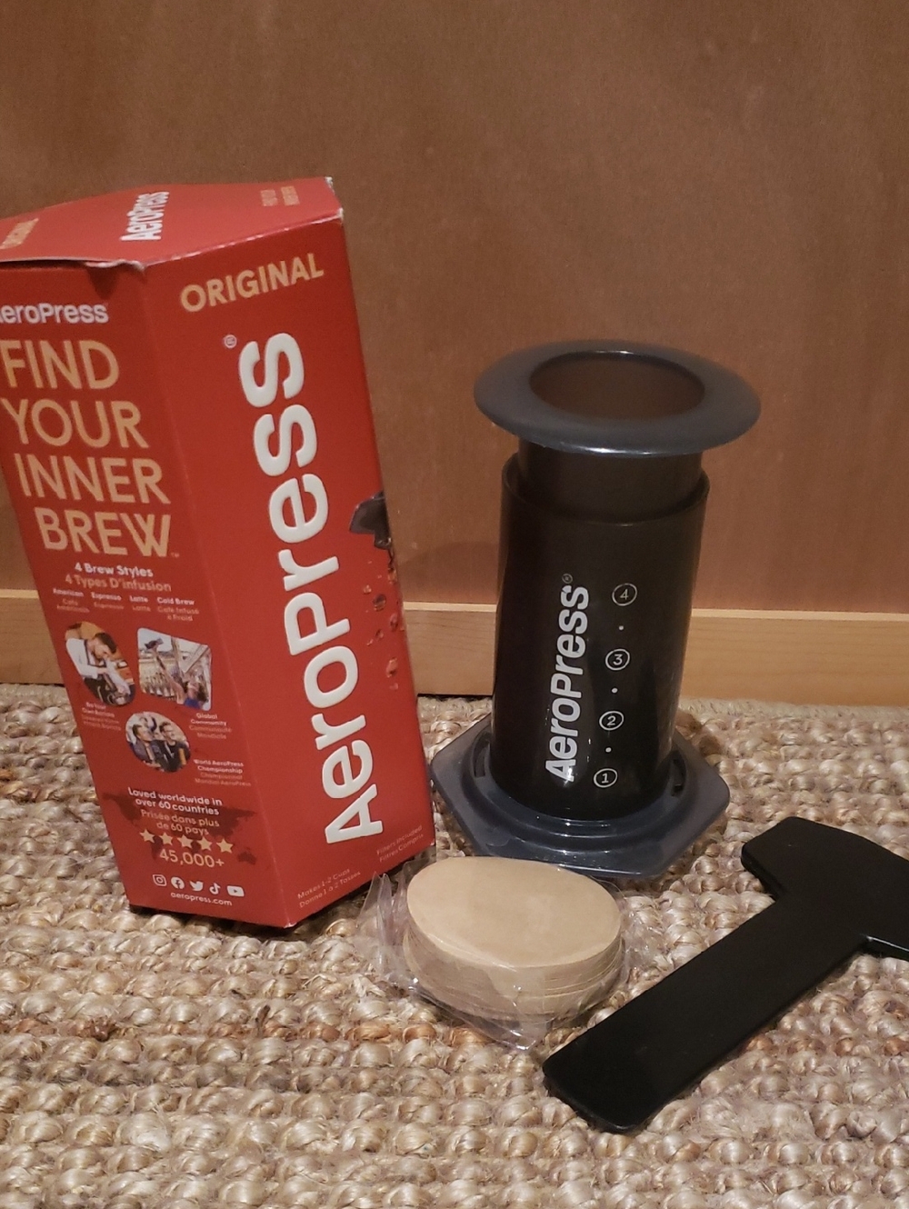 AeroPress Original Coffee Maker - Black